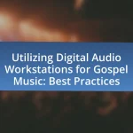 Utilizing Digital Audio Workstations for Gospel Music: Best Practices